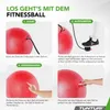 Tunturi Anti Burst Fitnessball mit Pumpe - Yoga-Ball 75 cm Produktbild-Vorschau 5
