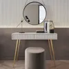 Konzolový stolek Selsey Bello 104 cm Bílý Zlaté nohy 2 Náhled obrázku produktu 5