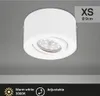 A white LED ceiling light with an adjustable reflector is shown against a light gray background. Náhľad obrázku produktu