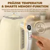 HOMCOM Wasserkocher Toaster Set 1,7L Edelstahl Wasserkocher Produktbild-Vorschau 5
