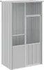 vidaXL Voliéra sivá 115x78x200 cm Pozinkovaná oceľ Náhľad obrázku produktu 1
