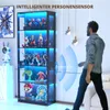 VOWNER Glasvitrine mit 3-Farben-LED - Automatische Produktbild-Vorschau 7