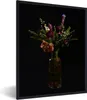 MuchoWow® MuchoWow® Gerahmtes Poster Blumen - Farben - Produktbild-Vorschau 1