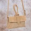 Vera Pelle Damen Wildledertasche Nodo Beige Produktbild-Vorschau 8