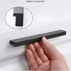 4 Möbelgriffe schwarz Lochabstand 128mm Türgriffe Produktbild-Vorschau 2