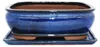 vaso per bonsai con sottovaso, misura 4 - blu - quadrato - Anteprima dell’immagine prodotto 1