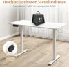 COSTWAY 120x60 cm Höhenverstellbarer Schreibtisch, Produktbild-Vorschau 8