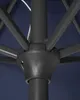 BELIANI Sonnenschirm Blau Polyester Aluminium ⌀ 270 cm Produktbild-Vorschau 7