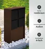 Außensteckdose "ADAM 4" - rost braun - schwarze Abdeckung - Produktbild-Vorschau 5