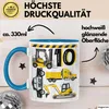 10. Geburtstag Geschenk Tasse Becher Jungen Jungs Baustelle Produktbild-Vorschau 3