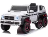 Mercedes G63 6x6 AMG Kinder-Elektroauto 12V Weiß Produktbild-Vorschau 1