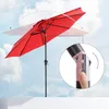 Slunečník SONGMICS Ø300 cm UPF 50+ lze sklopit o 30° na Náhled obrázku produktu 5