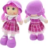 Weiche Stoffpuppe mit Sound – Violette Kuschelpuppe für Produktbild-Vorschau 4