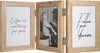 A triple photo frame with a child playing a piano in the center frame and inspirational quotes in the side frames. Voir les images du produit