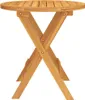 vidaXL Table de bistrot Ø46x47 cm bois massif acacia Voir les images du produit 4
