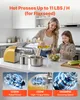VEVOR Elektrische Ölpresse 5 kg/h, Ölmühle 1250 W, Produktbild-Vorschau 4