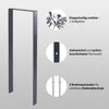 Fahrradanlehnbügel 119 x 39 cm Flachstahl 13 mm Anthrazit  Produktbild-Vorschau 4