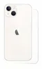 A white iPhone with a clear screen protector placed behind it, shown against a white background. Produktbild-Vorschau