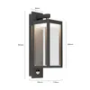 Lucande LED-Außenwandleuchte Ferdinand, Sensor, dunkelgrau Produktbild-Vorschau 7