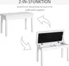 HOMCOM Klavierhocker Klavierbank traditionellen Produktbild-Vorschau 4