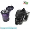 A disassembled vacuum cleaner part and the main body of a vacuum cleaner are shown against a white background. Produktbild-Vorschau