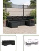 The Living Store 6-tlg. Garten-Sofagarnitur mit Kissen Produktbild-Vorschau 1