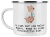 Mr. & Mrs. Panda Haferl Bürokauffrau Herz - Weiß - Produktbild-Vorschau 1
