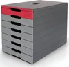 DURABLE Schubladenbox IDEALBOX Pro 7, 'Blauer Engel', rot Produktbild-Vorschau 6