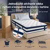 Matrac 90x200 cm, výška 26 cm, s integrovaným topperom, Náhľad obrázku produktu 3