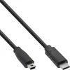 InLine USB 2.0 Kabel, USB-C Stecker an Mini-B Stecker, Produktbild-Vorschau 3