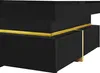 Abrihome Couchtisch mit 4 Schubladen und Goldenen Akzenten, Produktbild-Vorschau 8