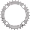 A silver bicycle chainring on a white background. Náhľad obrázku produktu
