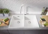 PRIMAGRAN Spülbecken Alles Weiß 76x47cm, Granitspüle 2 Produktbild-Vorschau 3