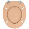 vidaXL Toilettensitze 2 Stk. mit Deckel MDF Bambus-Design - Produktbild-Vorschau 7