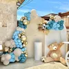 Set di ghirlande di palloncini blu e oro per compleanni e Anteprima dell’immagine prodotto 3