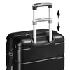 Set de valises Zelsius 3 pièces, noir, valise de voyage en Voir les images du produit 5