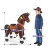 PonyCycle cavallo a pedali marrone scuro per bambini dai 4 Anteprima dell’immagine prodotto 10