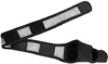 A black dog leg brace is shown against a white background. Produktbild-Vorschau