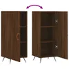 vidaXL Sideboard Braun Eichen-Optik 34,5x34x90 cm Produktbild-Vorschau 10