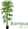 Bambù Pianta Albero Artificiale Plastica con Legno Naturale Anteprima dell’immagine prodotto 1