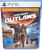The image shows the front cover of a PlayStation 5 game case for Star Wars: Outlaws (Gold Edition). Produktbild-Vorschau