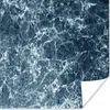 MuchoWow® Poster Marmor - Blau - Weiß 75x75 cm - Wand Produktbild-Vorschau 1