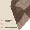 Tapiso Kurzflorteppich RELIEVO 3D abstrakt taupe Wohnzimmer Produktbild-Vorschau 9