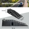 2x Auffahrrampe mit Überfahrstopper 5t Tragkraft 90x30x21,5 Produktbild-Vorschau 3