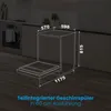 Bomann Geschirrspüler 60cm, teilintegrierte Ausführung, Produktbild-Vorschau 2