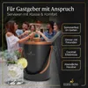 Edelstahl Eiswürfelbehälter mit Deckel - 2l Produktbild-Vorschau 3