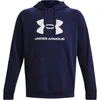 A navy blue Under Armour hoodie with the brand logo and name printed on the front. Anteprima dell’immagine prodotto
