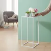 DanDiBo Blumenhocker Metall Weiß Eckig 60 cm Blumenständer Produktbild-Vorschau 8
