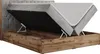 Boxspring s dřevěným dekorem a prošívaným čelem AMORE s Náhled obrázku produktu 5