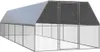 vidaXL Gabbia per polli da esterno 3x10x2 m Acciaio zincato Anteprima dell’immagine prodotto 6